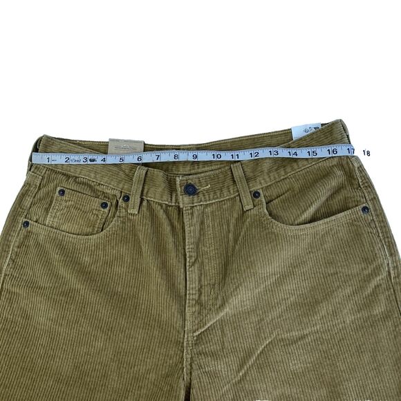 Levis Pants Men’s 31x30 Tan Low Pro Corduroy Mid Rise Straight Pants Irregular - Picture 8 of 9